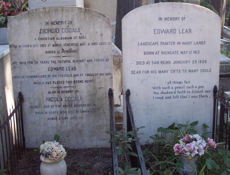 Edward Lear's Grave